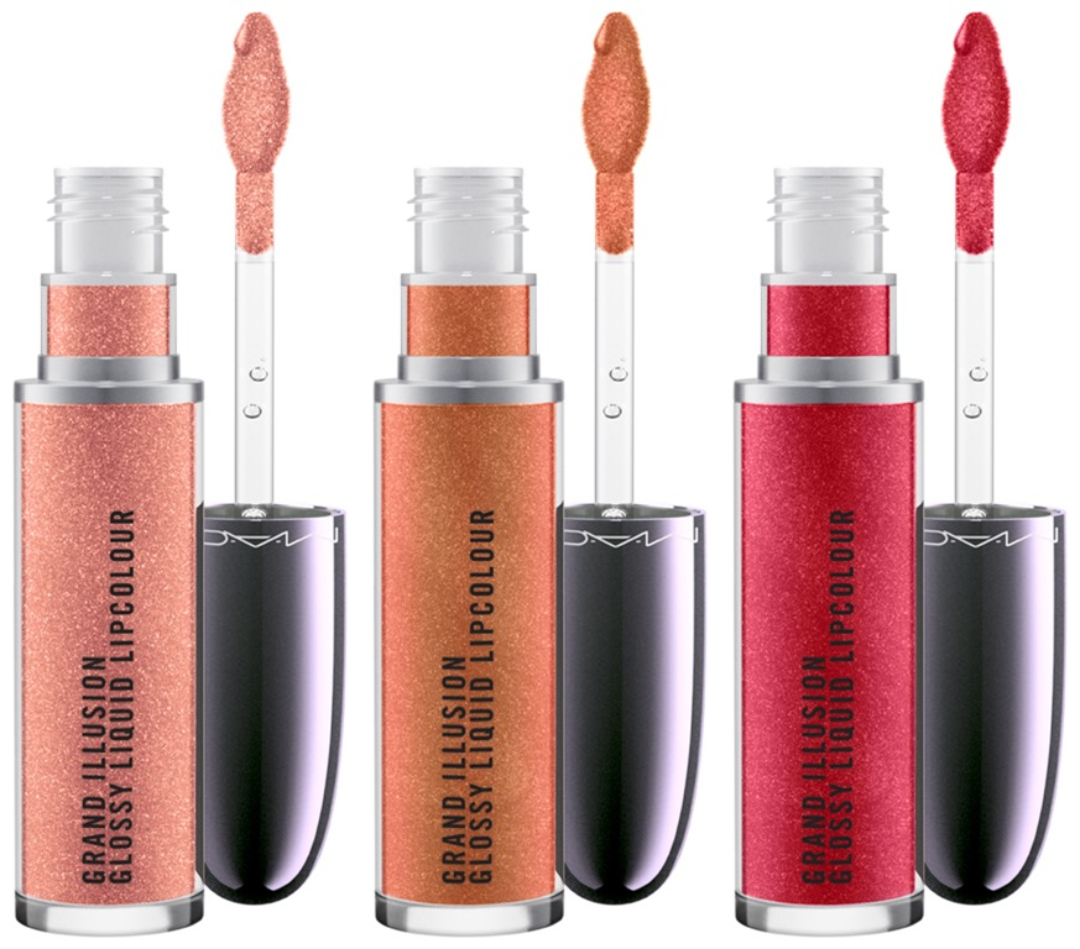 1 MAC Grand Illusion Glossy Liquid Lipcolour Supreme Beam Collection
