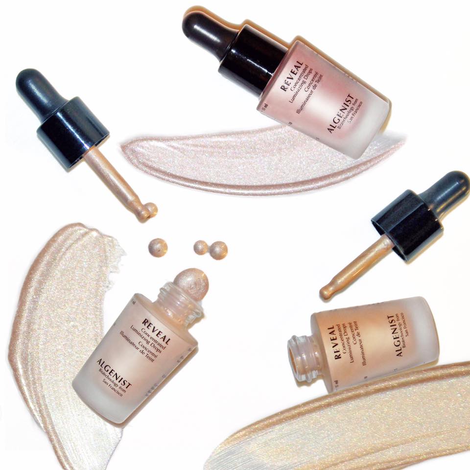 Algenist Reveal Concentrated Luminizing Drops swatches