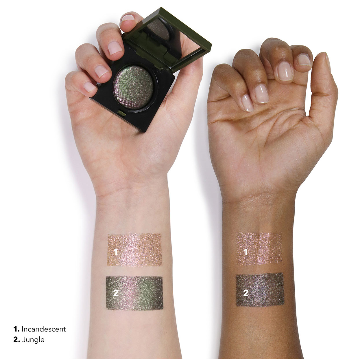 Bobbi Brown Camo Luxe Collection Eyeshadow swatches