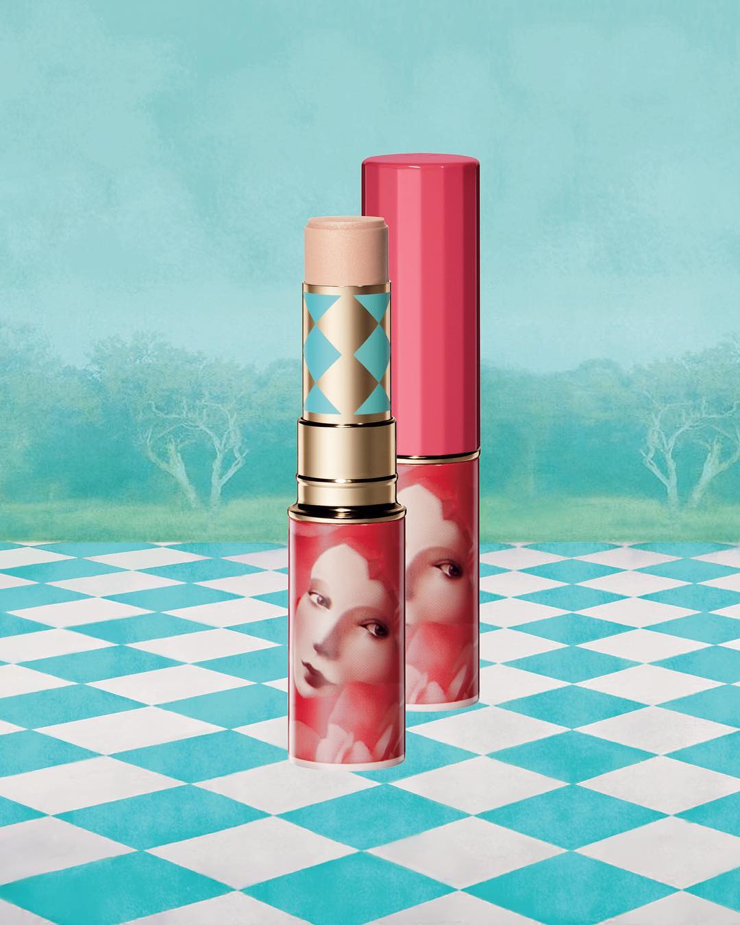 Clé de Peau Beauté Stick Highlighter Alice in Wonderland Edition