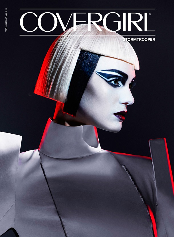 Covergirl Star Wars Stormtrooper Makeup Look