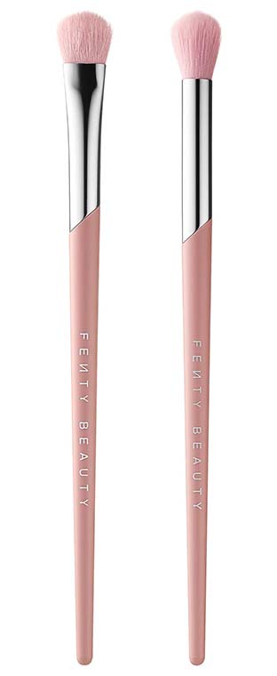 Fenty Beauty All-Over Eyeshadow Brush 200 and Tapered Blending Brush 210