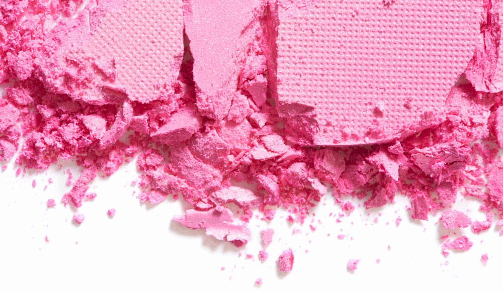 pink powder blush