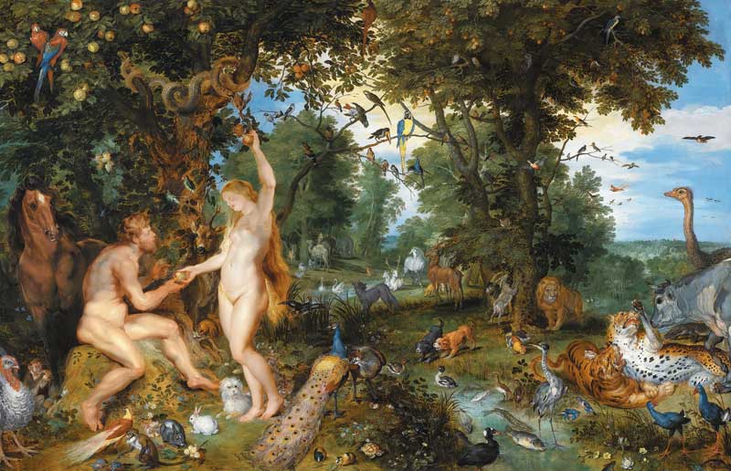 Garden-of-Eden Original Sin Pieter Paul Rubens