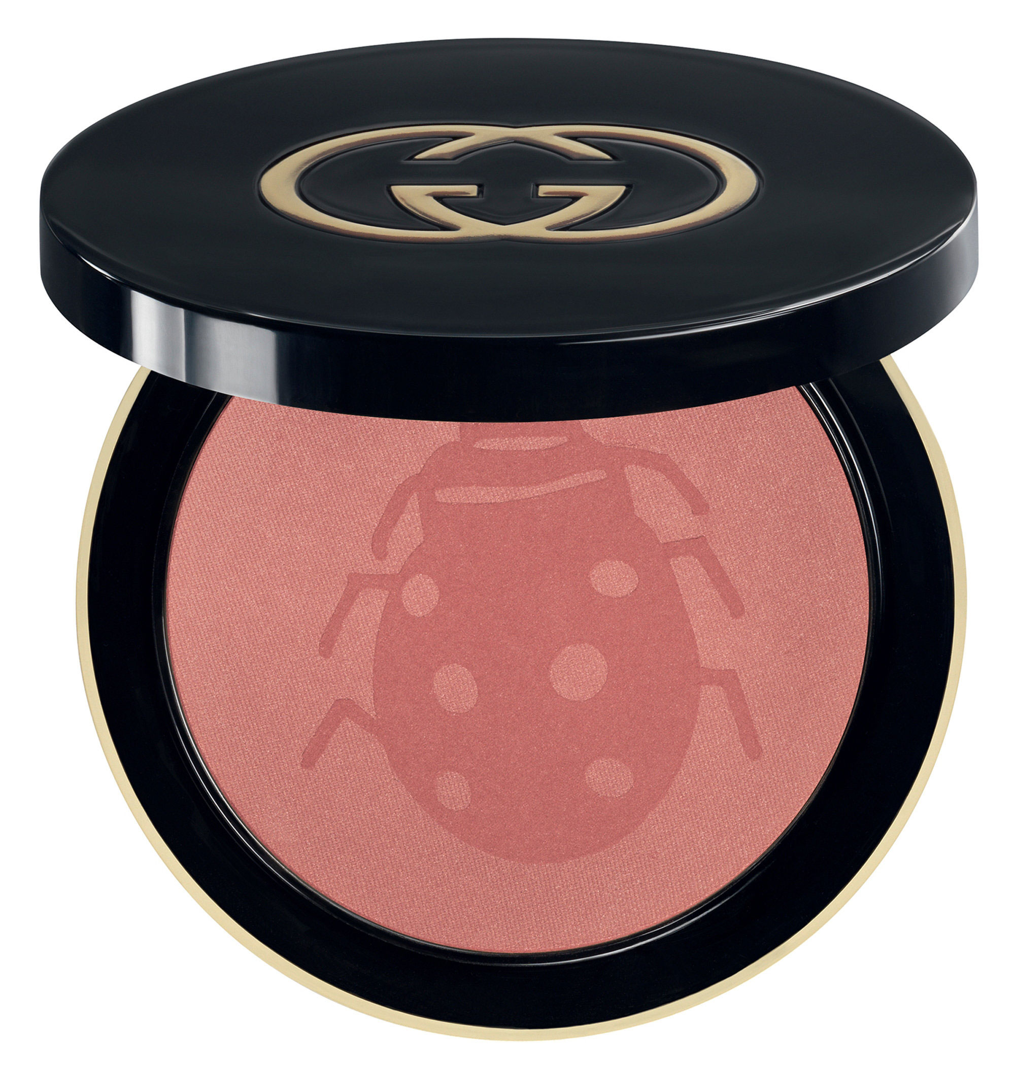 luck good ladybug symbol Gucci Edition made Italy. The Blushing Sheer in is Ladybug Powder