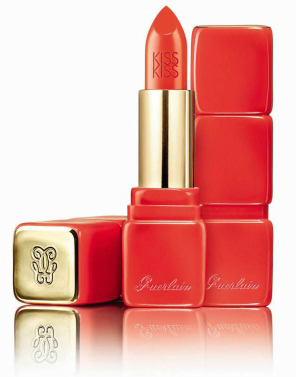 Guerlain Kiss Kiss Lipstick 344 Sexy Coral