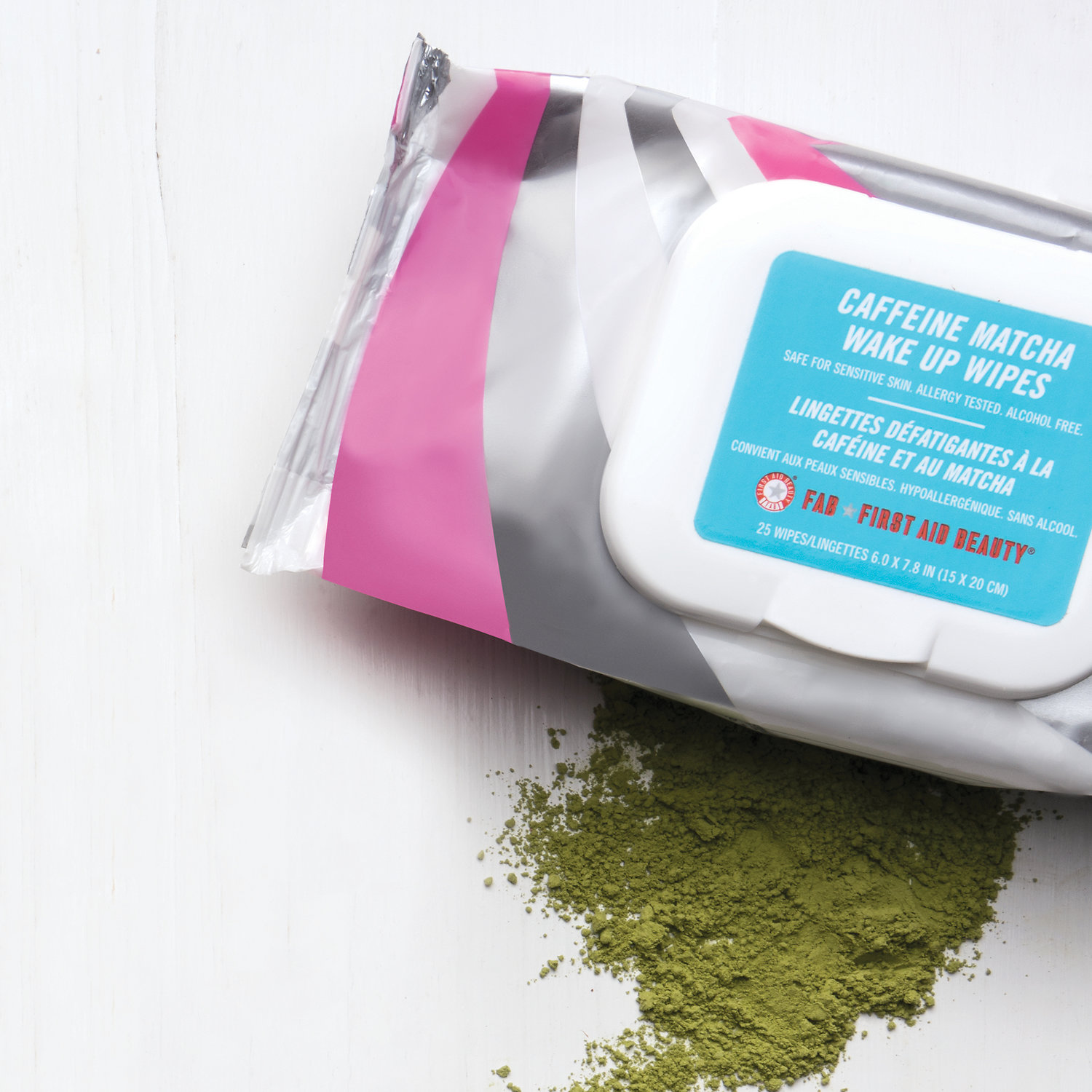 Hello FAB Caffeine Matcha Wake Up Wipes