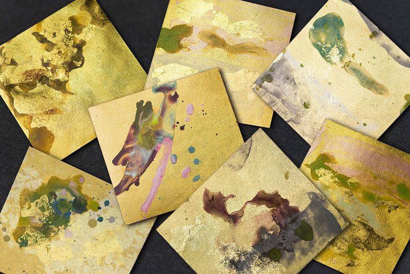 Hiroto-Rakusho-hand-made-gold-leaf-paintings-for-Givenchy