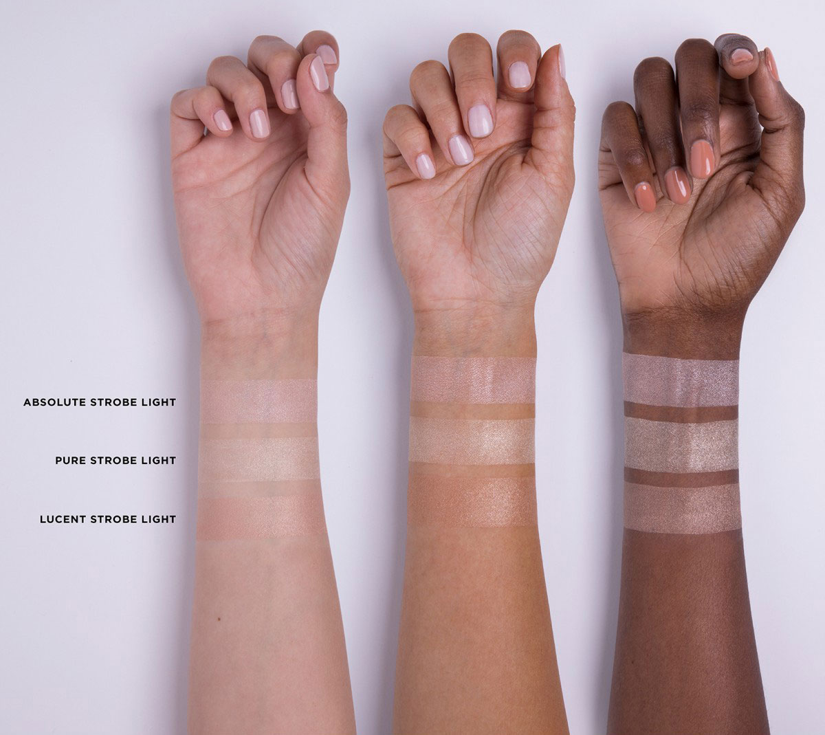 Hourglass Ambient Metallic Strobe Lighting Palette for Holiday 2017