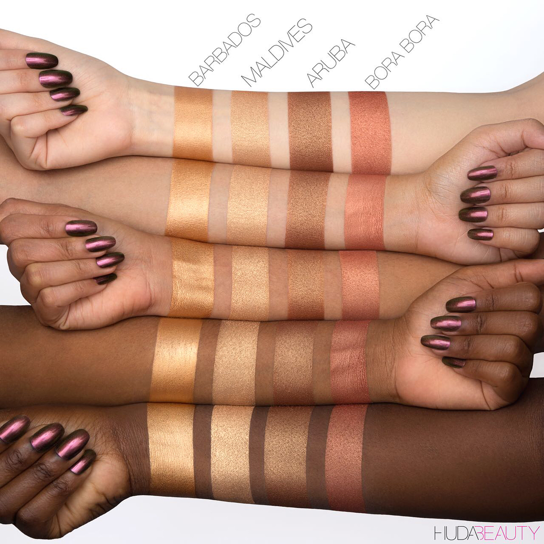 Huda Beauty 3D Bronze Sands Palette  (4)