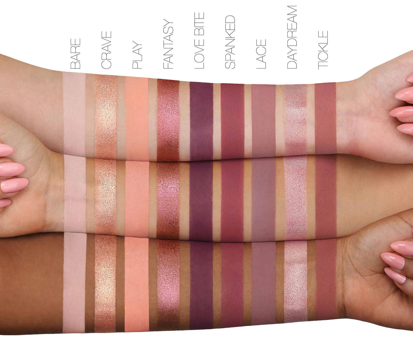 Huda Beauty New Nude Palette (swatches) (1)