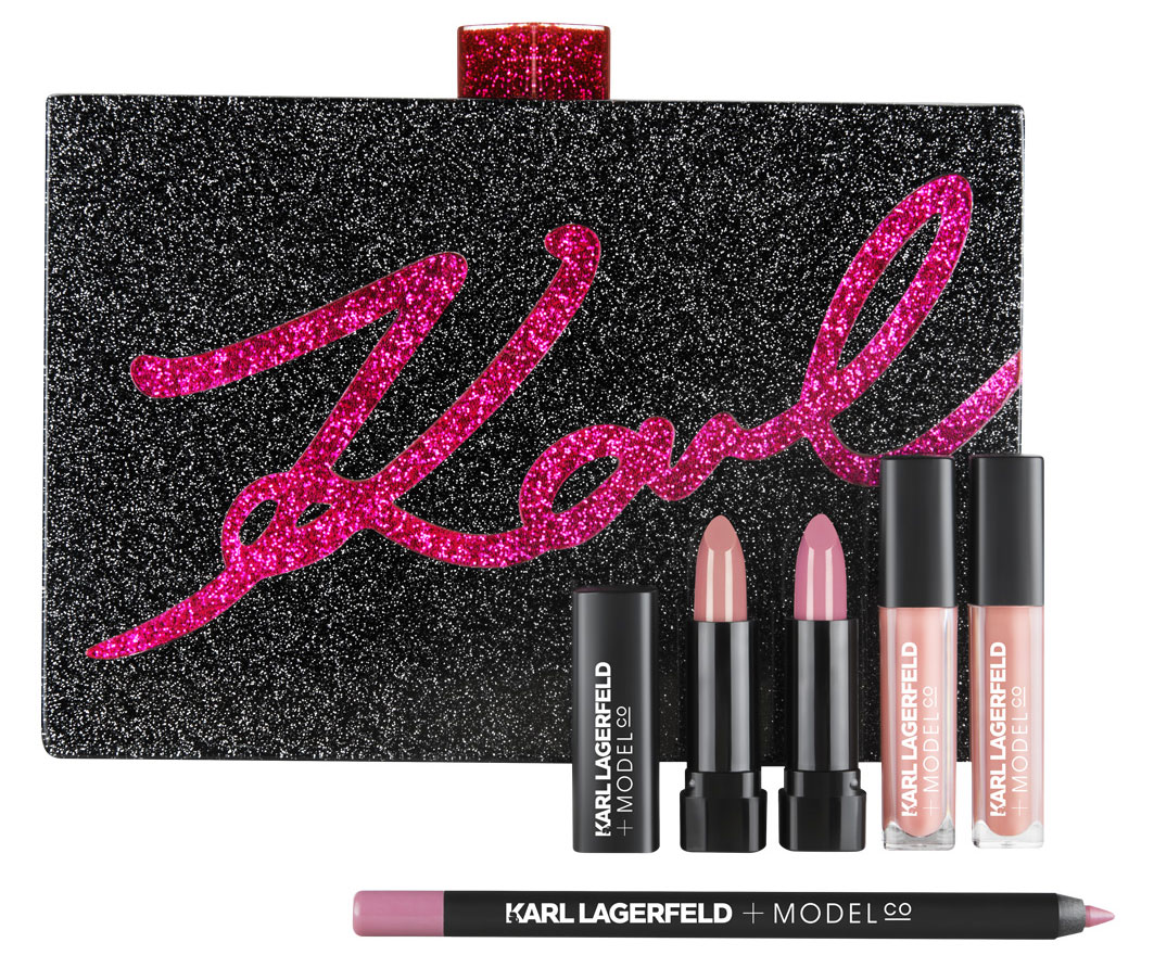 Karl-Lagerfeld-Modelco-minaudière-lip-kit