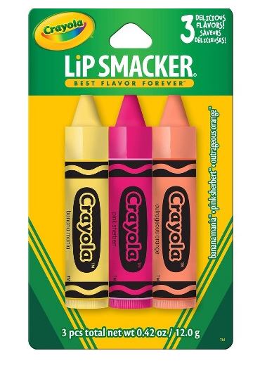 Lip Smacker x Crayola Lip Balm Trio