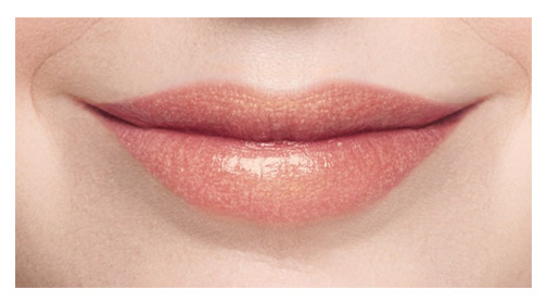 Lipstick Queen the Queen Bee Lipstick on lips