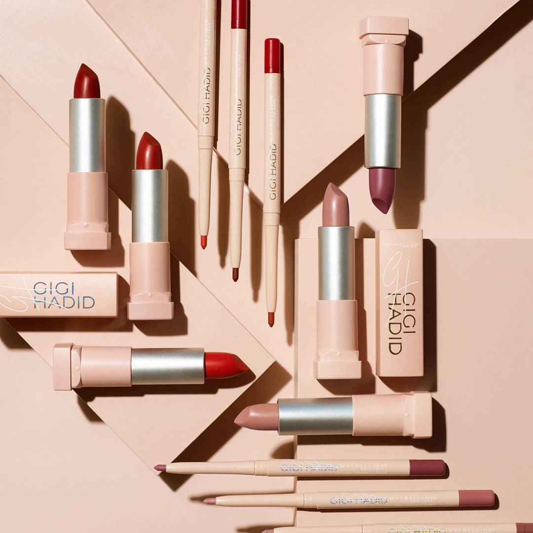 Maybelline x Gigi Hadid lip products