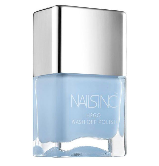 Nails Inc. H2GO wash off nail polish - Chelsea Mews – sky blue