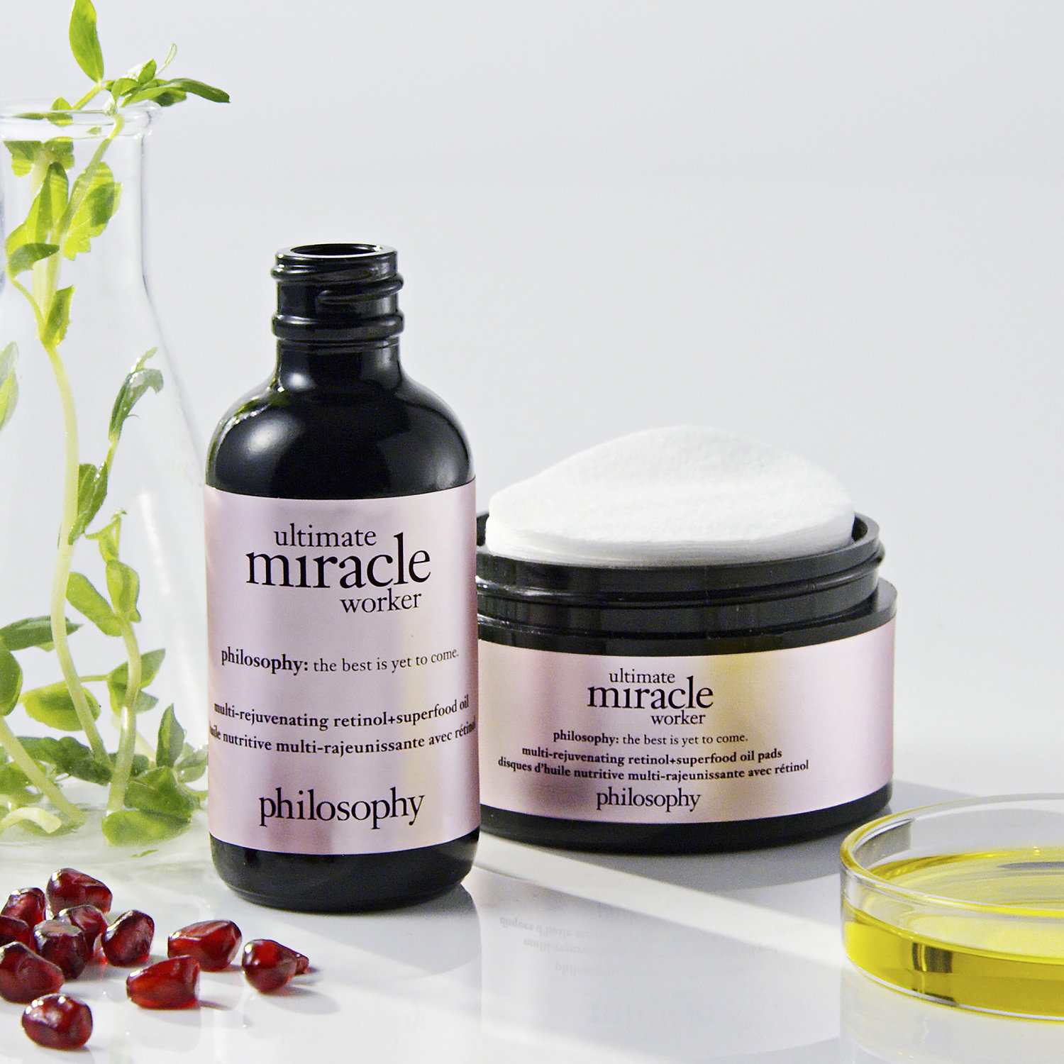 Philosophy Ultimate Miracle Worker Multi-Rejuvenating Retinol+Superfood Oil and Pads