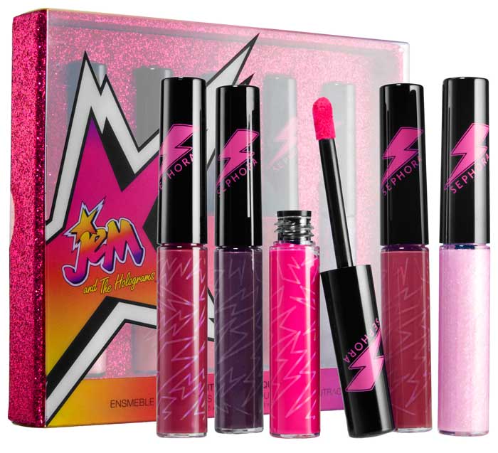 Sephora-Collection-Jem-and-The-Holograms-Truly-Outrageous-Liquid-Lip-Set