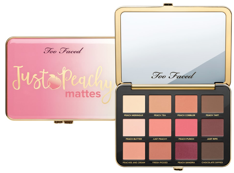 Too Faced Just Peachy Velvet Matte Eyeshadow Palette