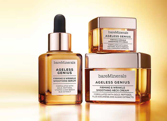 bareMinerals Ageless Genius skincare collection News BeautyAlmanac