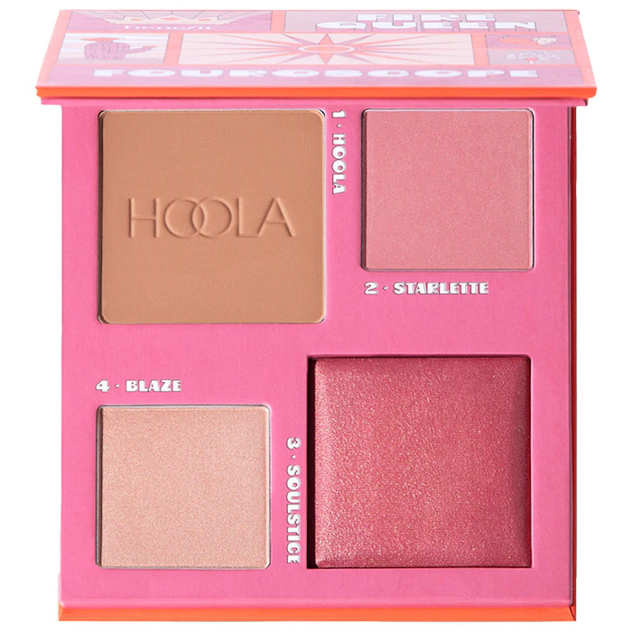 BENEFIT COSMETICS Fouroscope Fire Queen Bronze, Blush & Highlight Palette