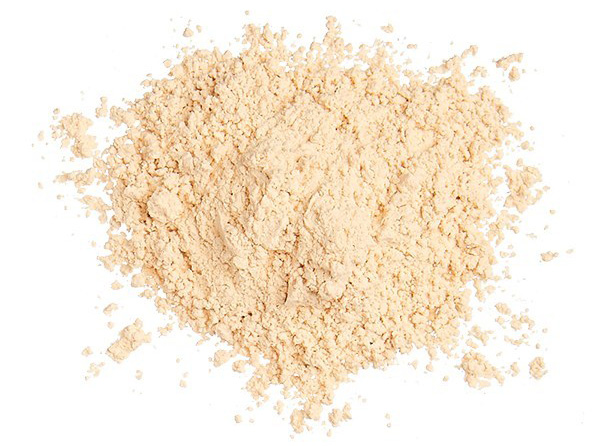 dermablend illuminating banana powder swatch