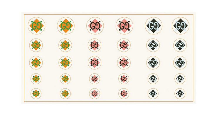 GUCCI NAIL STICKERS - Autocollants pour ongles en édition limitée