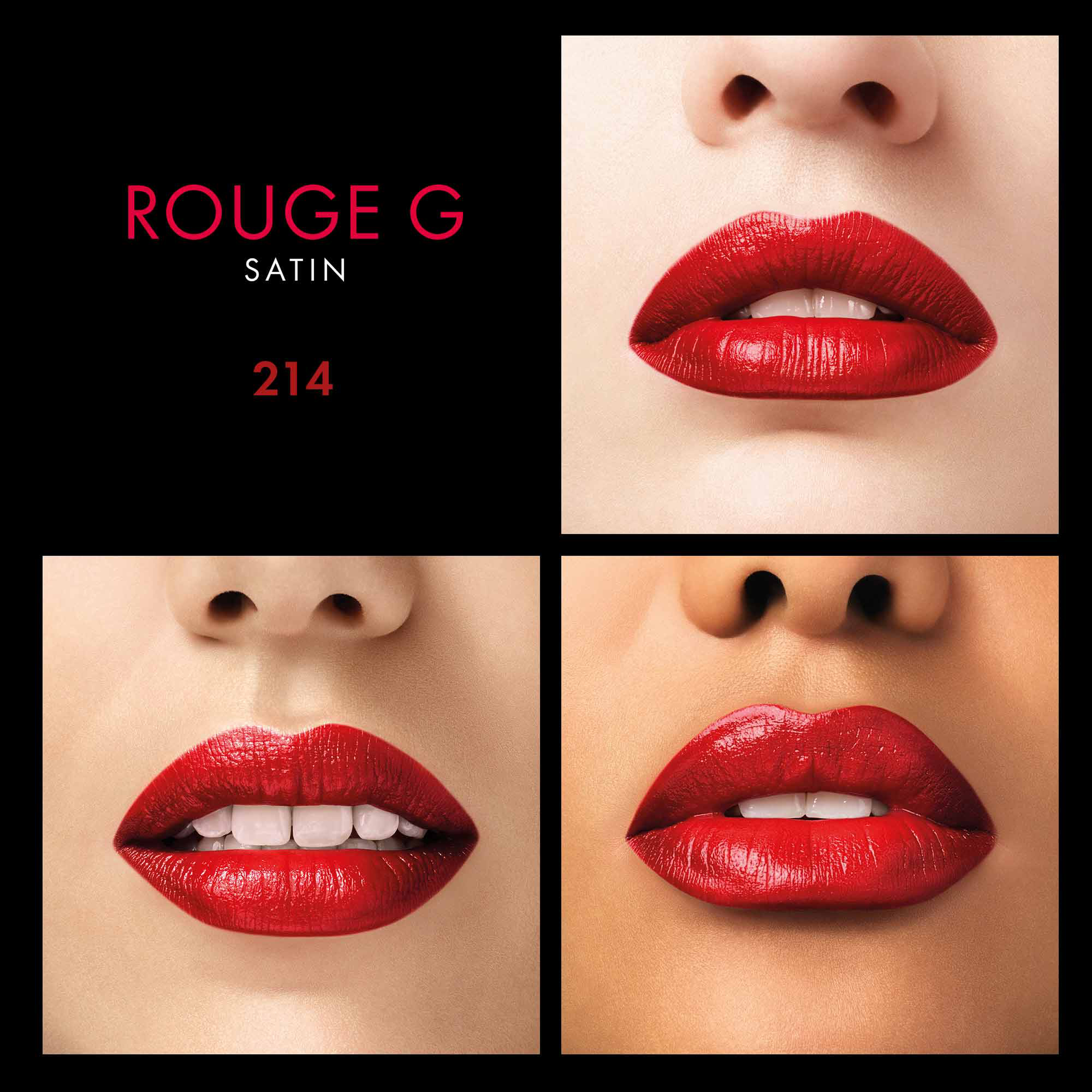 Guerlain ROUGE G SATIN - All In One Lipstick In A Prestigious Edition