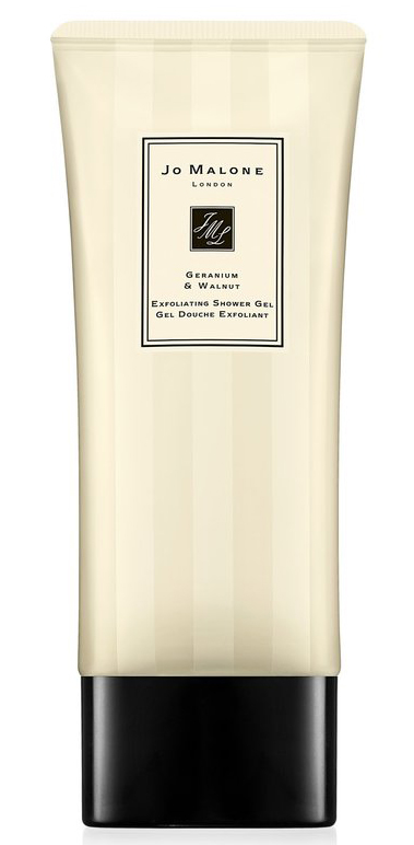 jo malone geranium walnut exfoliating shower gel