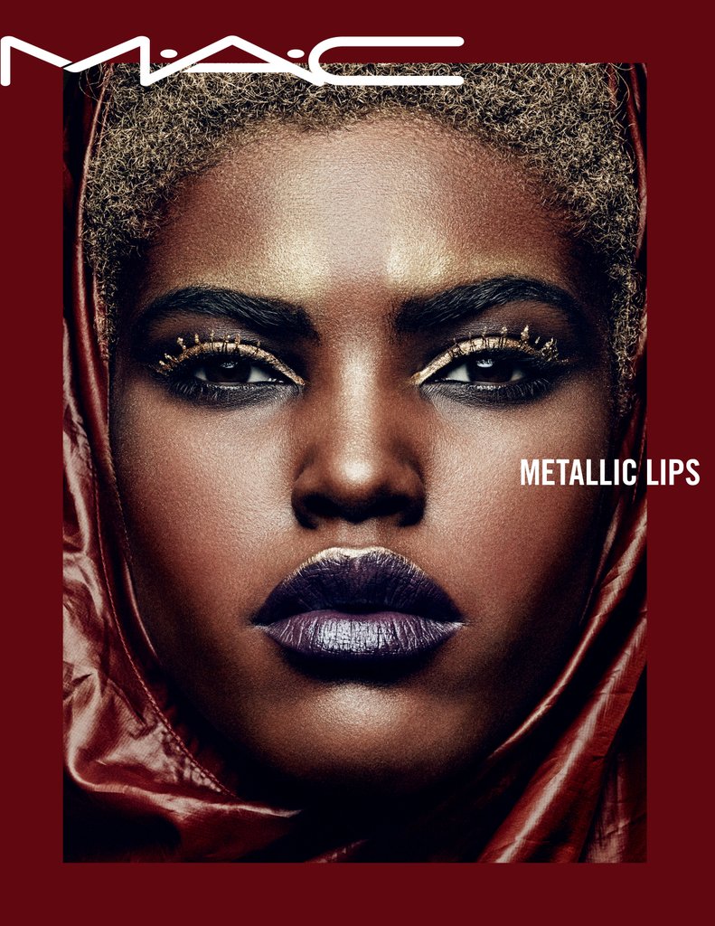 mac metallic lip beauty