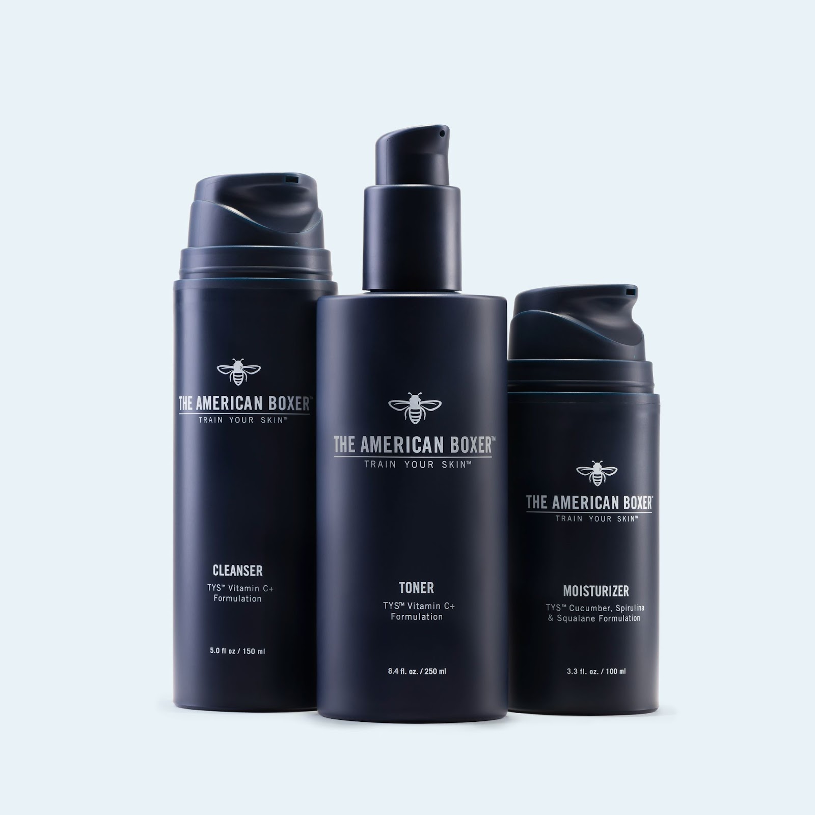 The American Boxer Essential 3-Step Men&rsquo;s Skincare System 